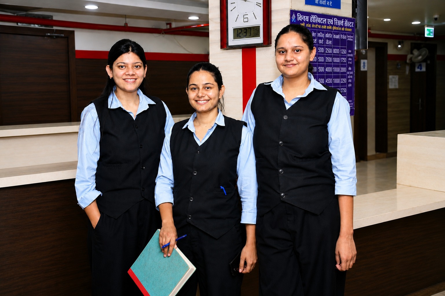 Vindhya Hospital Reception